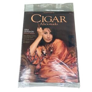 Cigar Aficionado Magazine October 1998 Gina Gershon 90s New Sealed VTG